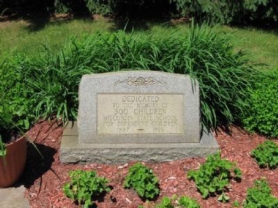 Wisconsin Child Center Cemetery Memorial image. Click for full size.