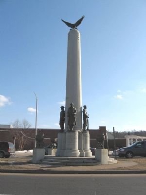 Meriden World War I Memorial. Click for full size. Meriden World War I Memorial image. Click for full size.