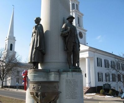 Meriden World War I Memorial. Click for full size. Meriden World War I Memorial image. Click for full size.