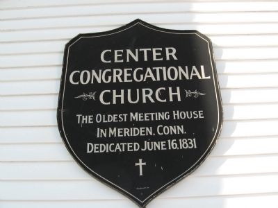 Center Congregational Church Marker image. Click for full size.
