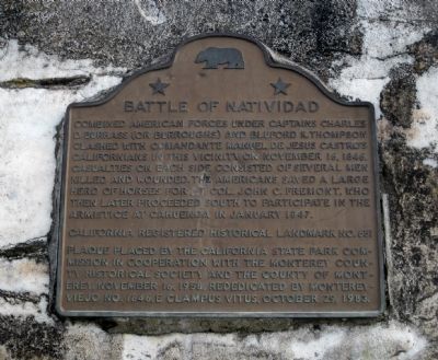 Battle of Natividad Marker image. Click for full size.