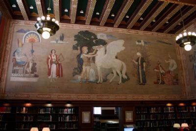Ezra Winter's Murals In The Main Reading Room Of The Linn - Henley Research Library (West Wall) image. Click for full size.