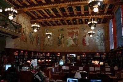 Ezra Winter's Murals In The Main Reading Room Of The Linn - Henley Research Library (East Wall) image. Click for full size.