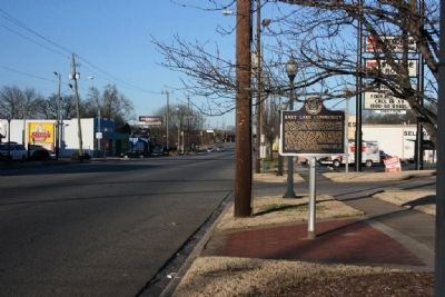 East Lake Community Marker. Click for full size. East Lake Community Marker image. Click for full size.