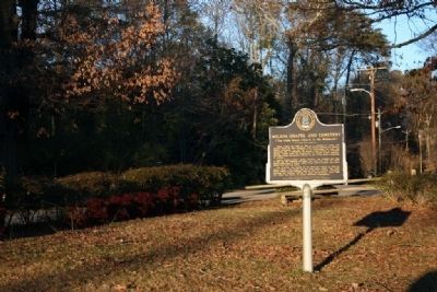 Wilson Chapel And Cemetery Marker. Click for full size. Wilson Chapel And Cemetery Marker image. Click for full size.