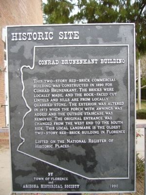 Conrad Brunenkant Building Marker. Click for full size. Conrad Brunenkant Building Marker image. Click for full size.