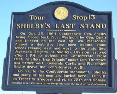 Shelby's Last Stand Marker image. Click for full size.