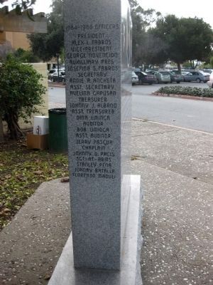 The First and Second Filipino Infantry Regiments U.S. Army Marker - Other Side View image. Click for full size.