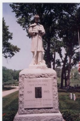 Civil War Memorial Marker. Click for full size. Civil War Memorial Marker image. Click for full size.