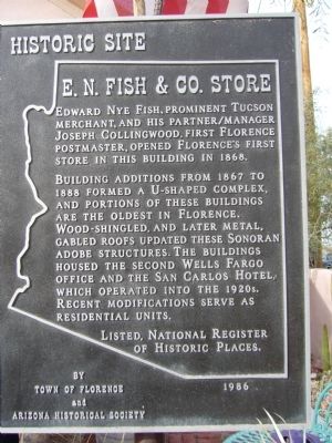 E.N. Fish & Co. Store Marker. Click for full size. E.N. Fish & Co. Store Marker image. Click for full size.