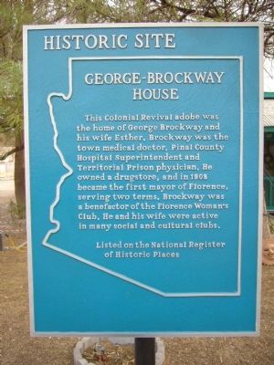 George-Brockway House Marker image. Click for full size.