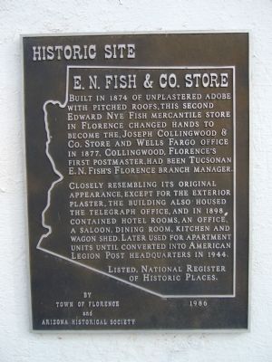 E. N. Fish & Co. Store Marker. Click for full size. E. N. Fish & Co. Store Marker image. Click for full size.