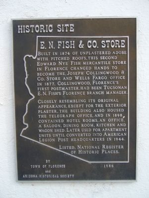 E. N. Fish & Co. Store Marker image. Click for full size.