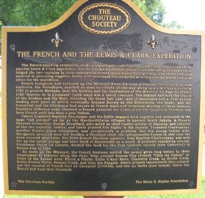 The French and the Lewis & Clark Expedition Marker image. Click for full size.