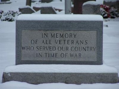 In memory of the 5th Ward soldiers Marker. Click for full size. In memory of the 5th Ward soldiers Marker image. Click for full size.