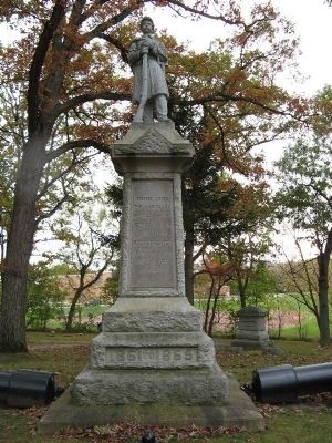 Oak Grove Cemetery Civil War Memorial image. Click for full size.