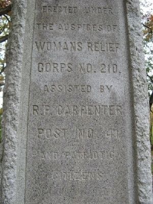 North Side Inscription. Click for full size. North Side Inscription image. Click for full size.