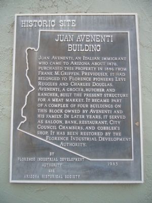 Juan Avenenti Building Marker image. Click for full size.