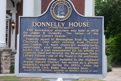 Donnelly House Marker. Click for full size. Donnelly House Marker image. Click for full size.