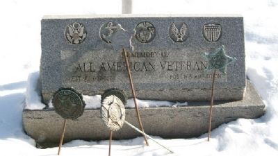 American Legion Post 168 Veterans Memorial. Click for full size. American Legion Post 168 Veterans Memorial image. Click for full size.