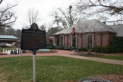 Mountain Brook City Hall & Marker. Click for full size. Mountain Brook City Hall & Marker image. Click for full size.