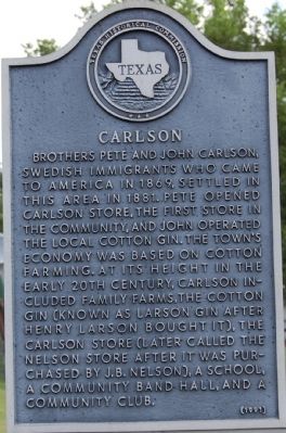 Carlson Marker image. Click for full size.
