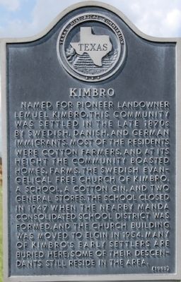 Kimbro Marker image. Click for full size.