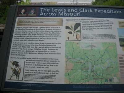 Lewis and Clark Expedition Across Missouri Marker image. Click for full size.
