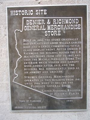 Denier & Richmond General Merchandise Store Marker image. Click for full size.