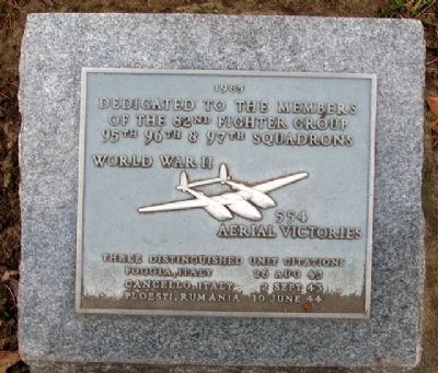 82nd Fighter Group Memorial. Click for full size. 82nd Fighter Group Memorial image. Click for full size.