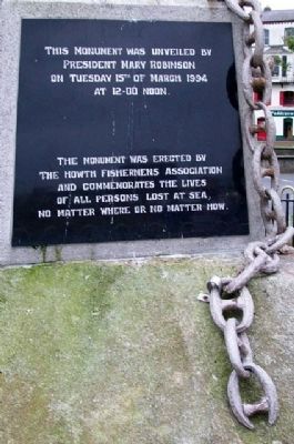 Lost At Sea Memorial Unveiling. Click for full size. Lost At Sea Memorial Unveiling image. Click for full size.