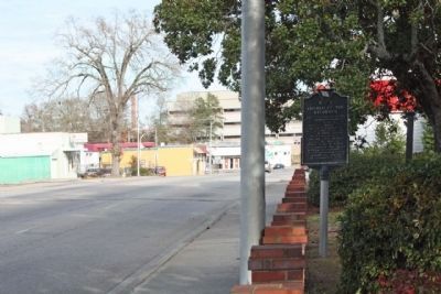 Church of the Redeemer Marker, looking eastward along Russell Street image. Click for full size.