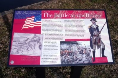 The Battle at the Bridge Marker image. Click for full size.