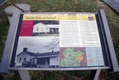 Rocky Branch School CRIEHT Marker. Click for full size. Rocky Branch School CRIEHT Marker image. Click for full size.