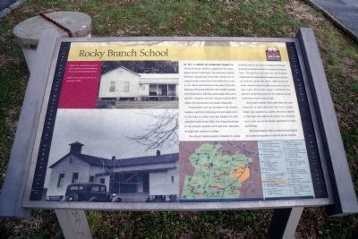 Rocky Branch School CRIEHT Marker image. Click for full size.