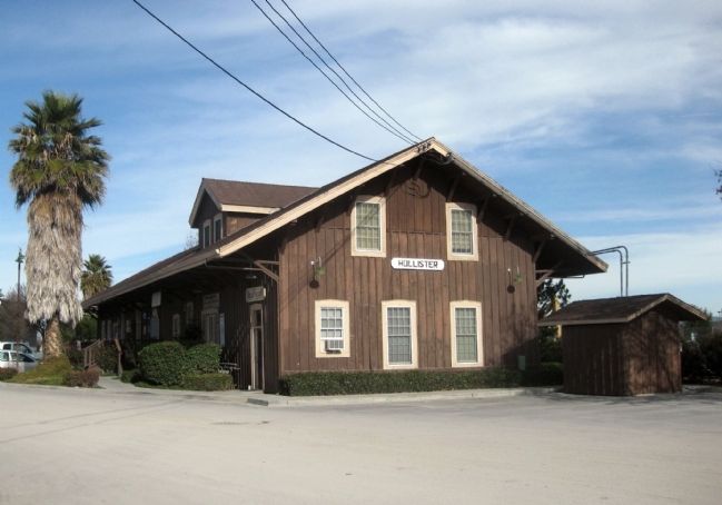 Hollister Train Station - VIew from the South. Click for full size. Hollister Train Station - VIew from the South image. Click for full size.