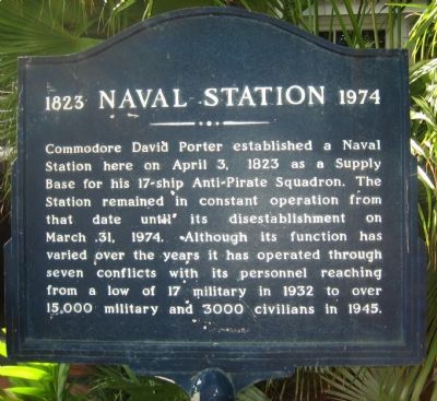 Naval Station Marker image. Click for full size.