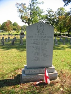 Alabama Memorial. Click for full size. Alabama Memorial image. Click for full size.