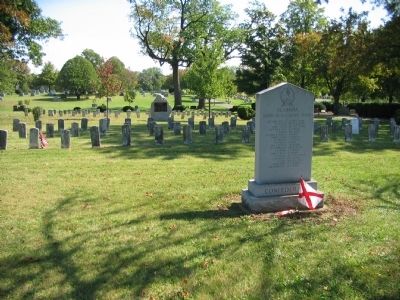 Alabama Section of the Cemetery image. Click for full size.