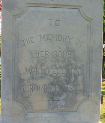 Front Inscription. Click for full size. Front Inscription image. Click for full size.