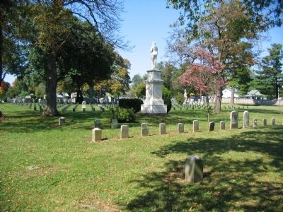 Maryland Section of the Cemetery image. Click for full size.