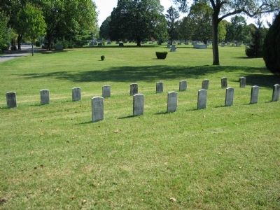 Arkansas Section of the Cemetery. Click for full size. Arkansas Section of the Cemetery image. Click for full size.