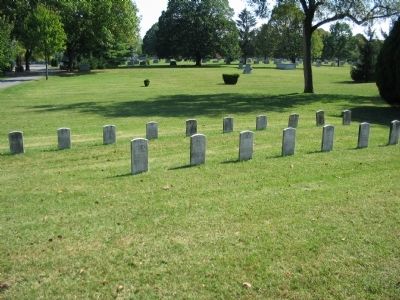 Arkansas Section of the Cemetery image. Click for full size.