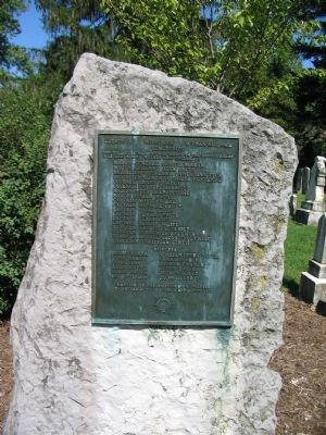 Revolutionary War Soldiers in Mt. Hebron Cemetery Marker image. Click for full size.