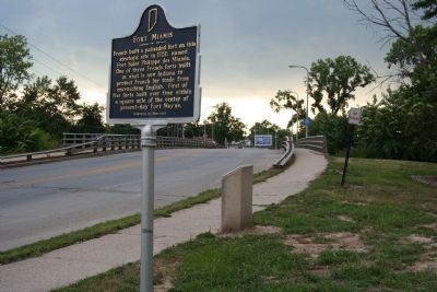 The First French Fort / The First Playground in Fort Wayne Marker. Click for full size. The First French Fort / The First Playground in Fort Wayne Marker image. Click for full size.