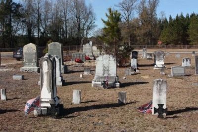 Jericho Methodist Church Cemetery with Confederate Veterans image. Click for full size.