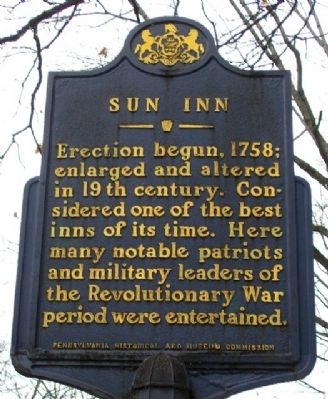 Sun Inn Marker. Click for full size. Sun Inn Marker image. Click for full size.