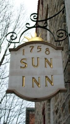 Sun Inn Sign image. Click for full size.