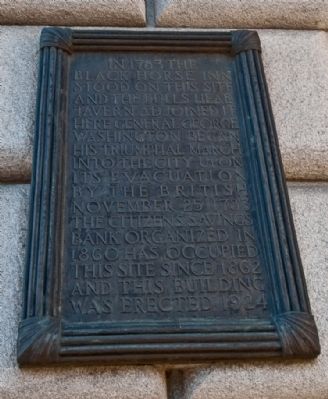 Black Horse Inn Marker. Click for full size. Black Horse Inn Marker image. Click for full size.
