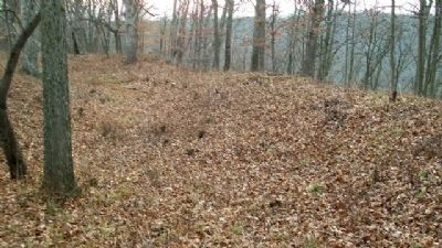 Fort Ancient Earthworks Remnant image. Click for full size.